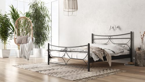 Σιδερένιο διπλό κρεβάτι Pier