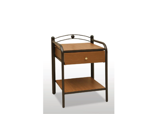 Κομοδίνο καφέ χρώμα με ένα συρτάρι